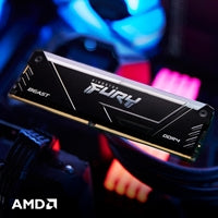 Kingston FURY Beast KF432C16BB2AK2/32 System Memory, RGB, 32GB, (2x16GB) 3200MHz, DDR4, Non-ECC Kingston FURY Beast KF432C16BB2AK2/32 System Memory, RGB, 32GB, (2x16GB) 3200MHz, DDR4, Non-ECC